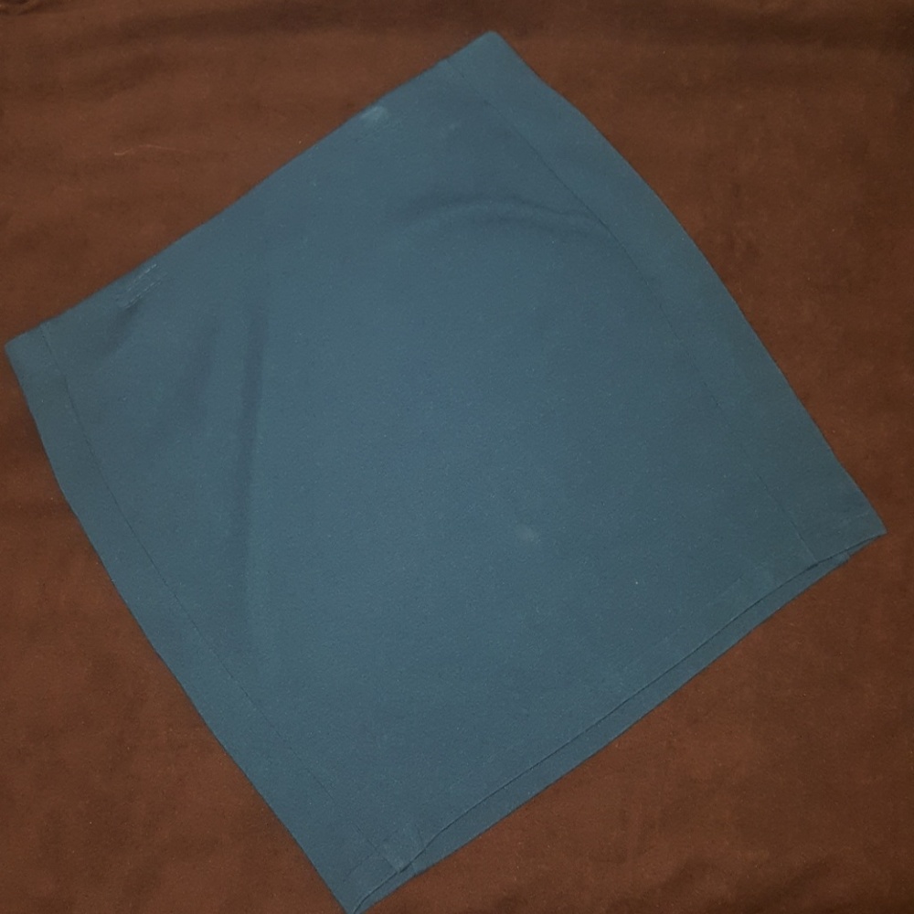 INC concepts teal mini skirt